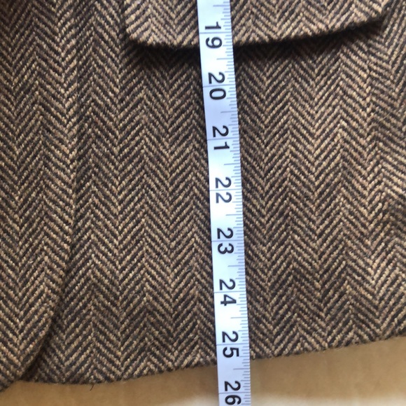 Lauren Ralph Lauren Black Label Brown Herringbone Jacket NWOT - Picture 13 of 16